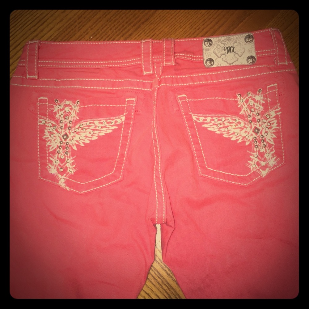 Miss Me pink Capri pants